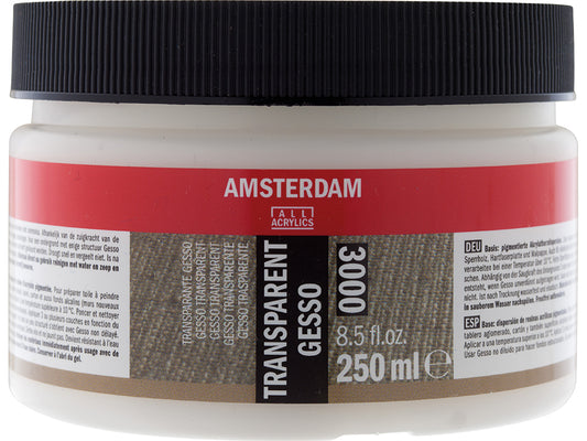 Amsterdam Gesso Transparent 3000 – 250ml