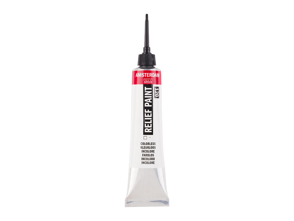 Amsterdam Relief Paint 20ml – 120 Colourless