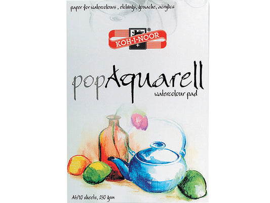 Koh-i-noor Pop Aquarell A4 – Akvarellblokk – 10ark