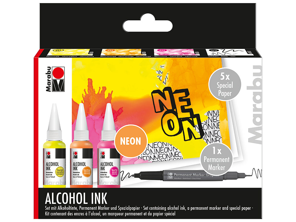 Marabu Alcohol Ink Sett – NEON