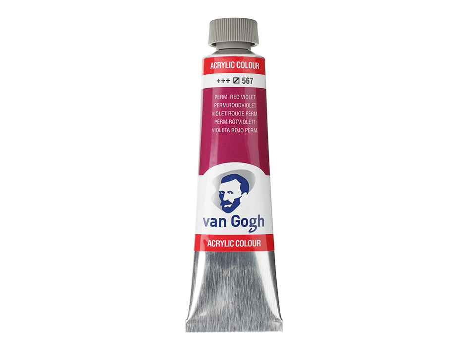 Van Gogh Akryl 40ml – 567 Perm. red violet